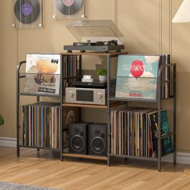 Imagem de Suporte para Toca-Discos 3IngSeagulls  Armazenamento para Mais de 350 
