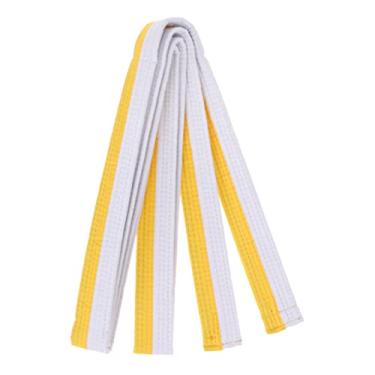 Imagem de shamjina/Karate/Belt Silk Floss Martial, Branco e amarelo