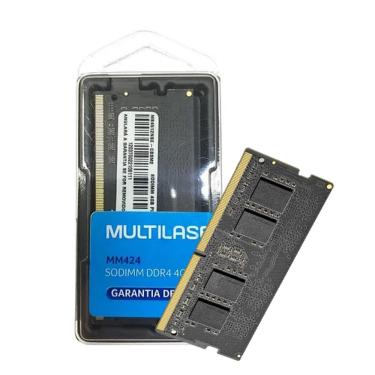 Imagem de Memória Para Notebook DDR4 sodimm 4Gb 2400Mhz 260 Pinos 1,2V Multilaser - MM424