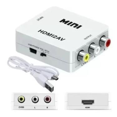 Imagem de Mini Conversor Hdmi Para Rca Av Video Composto Hdmi2av 710