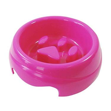 Imagem de Furacão Pet Comedouro Plástica Coma Melhor Rosa Para Cães