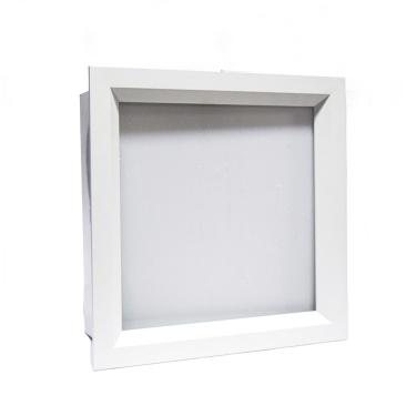 Imagem de Plafon Square Ref.2026/30 Branco Para 2 Lampadas E-27 - Itamonte