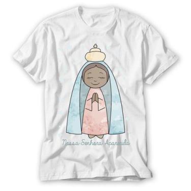 Imagem de Blusa Nossa Senhora Aparecida Camiseta Intercessora - Vidape