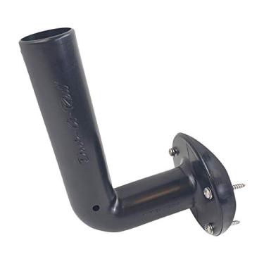Imagem de Suporte para varão de pesca Dock-A-Rod 90 graus com adaptador para postes de base redondos feitos nos EUA