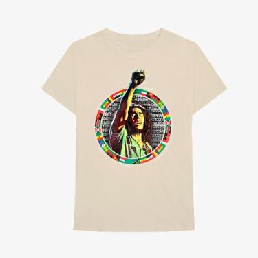 Imagem de Camiseta Bob Marley - Survival World Tour - Bege