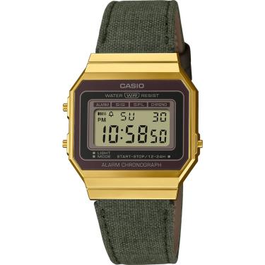 Imagem de Relógio casio vintage feminino pulseira nylon A700WEGL-3AEF