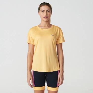 Imagem de Fila Camiseta Basic Sports Feminina Amarelo Solar