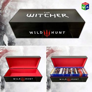 Imagem de Porta jogos para PS3/PS4/PS5/ Xbox One The Witcher 3 (30 jogos) Preto