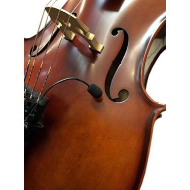 Imagem de Captador de violoncelo Feather com micro-pescoço de ganso flexível da Myers Pickups
