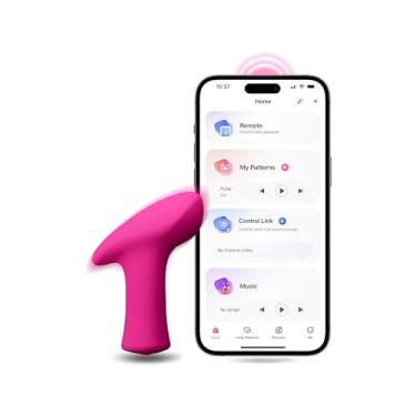Imagem de LOVENSE Ambi Mini Bullet Vibrator, Estimulador poderoso pequeno e discreto com controle sem fio Bluetooth de longa distância, forma de martelo para identificar estímulos