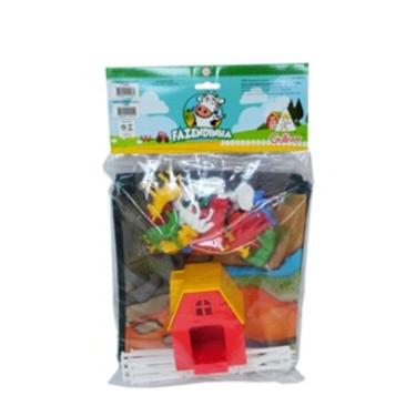 Imagem de Gulliver Playset Tapete Grande Fazendinha Figuras, Casinha e Cercas