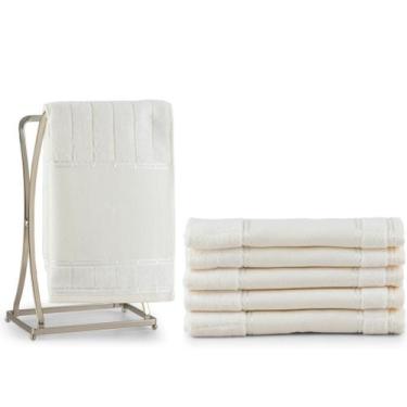 Imagem de Kit 6 Toalhas para Lavabo Social 100% Algodão 30x50cm - Bellarte - Val