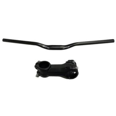 Imagem de Guidão GTS 700mm x 31.8mm Aço + Mesa 80mm x 31.8mm Aluminio