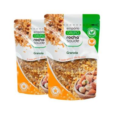 Imagem de Granola Selecionada Premium Kit 2 100% Natural 100g - Grupo Rocha Saúd