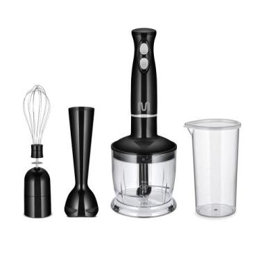 Imagem de Mixer 3 em 1 Gourmet Preto 350W 127V Multi - GO007 - Multilaser, Preto