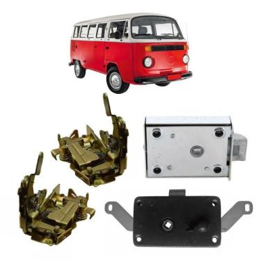 Imagem de Kit Fechadura Porta Dianteira Lateral Traseira Kombi 75/ 97 - Supercen