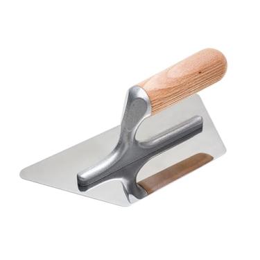 Imagem de Bothyi Colher de pedreiro de acabamento de aço inoxidável para alvenaria, ferramenta manual, multifuncional, ferramenta de gesso para concreto