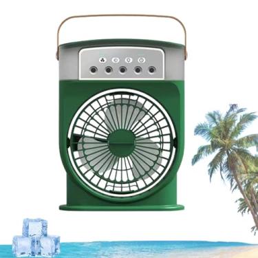 Imagem de YYGJYGOO Ventilador de gelo Polarlux, ar condicionado Polarlux, ventilador de gelo Polarlux, ventilador de névoa portátil, ventilador de resfriamento portátil com sistema de resfriamento de gelo para