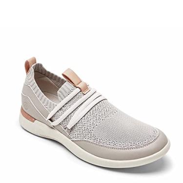 Imagem de Rockport Tênis de caminhada feminino Truflex W Fly Bungee, Cinza ecológico lavável, 5