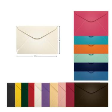Imagem de Envelope Pequeno Corlorido 72x108 Visita 100 Unidades Scrity, Marfim