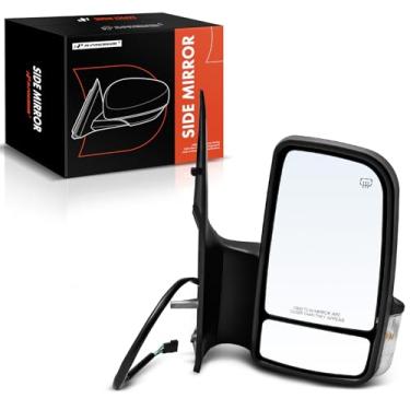 Imagem de A-Premium Espelho retrovisor elétrico do lado do passageiro - compatível com Mercedes-Benz NCV3 Series Sprinter 2500/Sprinter 3500 2010-2018 - Espelho retrovisor externo preto não dobrável aquecido