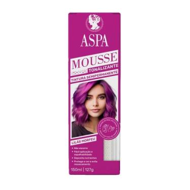 Imagem de Tonalizante Mousse Aspa Tintura Semipermanente Lilas Morfeu 150ml