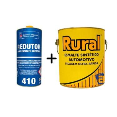 Imagem de Kit tinta ouro antigo 3,6 rural + redutor 410 900ml - 000027