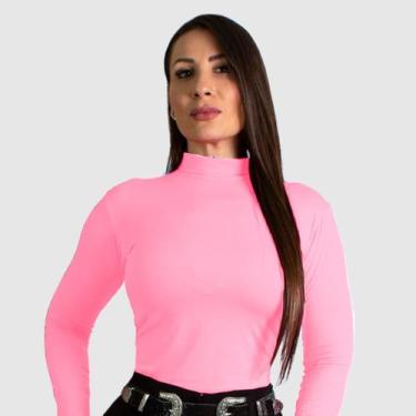 Imagem de Blusa Social Feminina Manga Longa Cacharrel Segunda Pele - Swiss Bouti