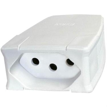 Imagem de Prolongador Profissional 20A 2P+T Branco - 615837 - PIAL - Viva vento
