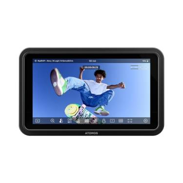 Imagem de Atomos Shinobi GO 5 polegadas HDMI 4K monitor de campo com tela sensível ao toque HDR, vida útil da bateria durante todo o dia e design leve