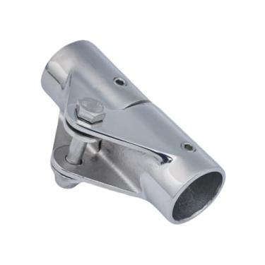 Imagem de menolana Conector de tubo de barco, peças de corrimão, conector de junta de acoplamento, montagem de dobradiça, encaixe de tubo para caiaque, esportes, Diâmetro Do Furo 20