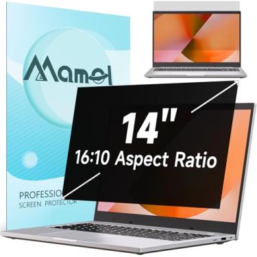 Imagem de Tela de privacidade Nano Laptop 14 polegadas 16:10, sem cola, protetor de privacidade para monitor de computador, filtro de luz azul antirreflexo fosco compatível com Lenovo Hp, Dell, Acer, Asus