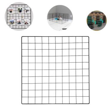 Imagem de Painel Aramado 50x50cm Decoração Minimalista Galeria Fotos Organização