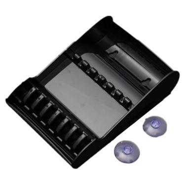 Imagem de FashionCha Suporte de Parede para Tesouras de Cabeleireiro, Organizador de Ferramentas de Estilista, Acessórios de 5,5 X 8 Polegadas, Design de Slot Profissional, Preto