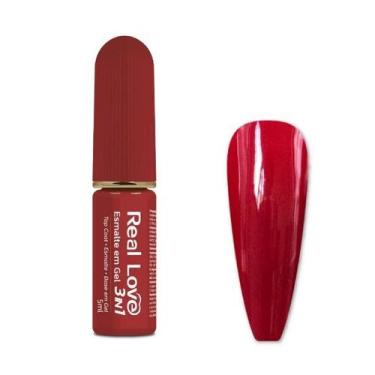 Imagem de Esmalte em gel 3 em 1 5ml cor 50 real love