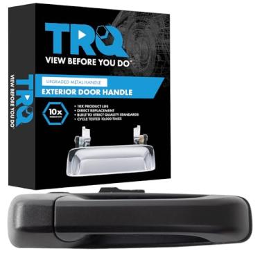 Imagem de TRQ Maçaneta externa do lado do passageiro preta compatível com Jeep Commander 2006 2005-2010 Grand Cherokee