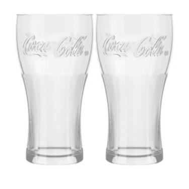 Imagem de Kit Copo Coca-Cola Contour De Vidro 300ML Nadir Figueiredo 2Un - NADIR