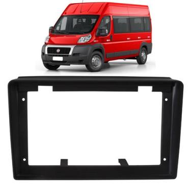 Imagem de Moldura Painel Para Multimídia Fiat Ducato 2018 a 2025 DVD MP5 - Ecarf
