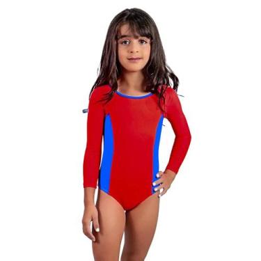 Imagem de Maiô Infantil Natação Criança Com Forro Interno Poliamida - HYPE MODAS