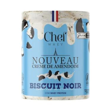 Imagem de Creme de amendoim cookies and cream 600g  chef whey