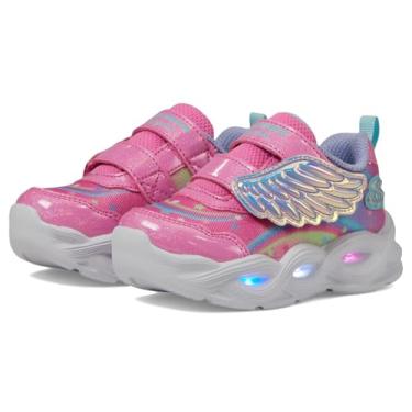Imagem de Skechers Tênis feminino Twisty Glow 303718n (infantil), Rosa/Multi, 21 BR