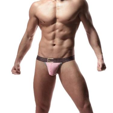 Imagem de Moda masculina cueca de cintura média e baixa calcinha lingerie sexy G