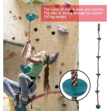 Imagem de Corda de escalada infantil Swing Green para exterior/interior - Omkars