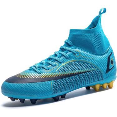 Imagem de Sapatos de futebol para homens Breathing Long Spikes Rubber Sole - Yiw
