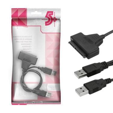 Imagem de Cabo Sata Para 2 Usb 2.0 A Macho Chipsce 40 Cm Preto
