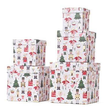 Imagem de Caixa de armazenamento PAPER FAIR Christmas Nesting, conjunto de 5 tam
