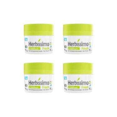 Imagem de Desodorante Creme Herbíssimo 55G Fresh - Kit Com 4Un