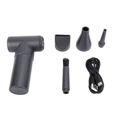 Imagem de Ventilador portátil de alta velocidade MUNEFE, espanador de ar elétrico portátil de alta velocidade, ventilador portátil secador de jato USB recarregável de 100K RPM para camping