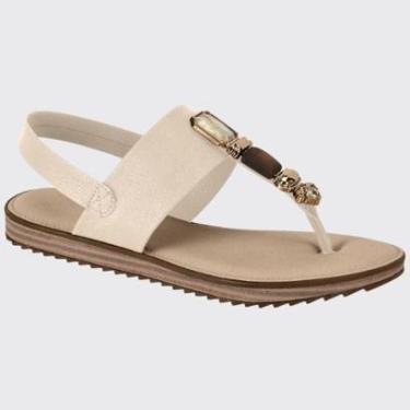 Imagem de Sandália Plana Feminina Confort Pedrarias Modare 7141.120.21736-Feminino