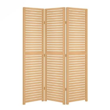 Imagem de Painel Biombo MDF Natural para Sala, Quarto, Escritório ou Consultório(Cru)